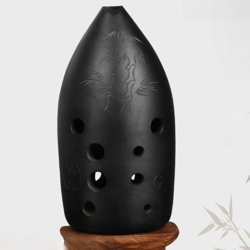 Musical Instrument Xun - Xun Profesional Hitam 10 Lubang, Alat