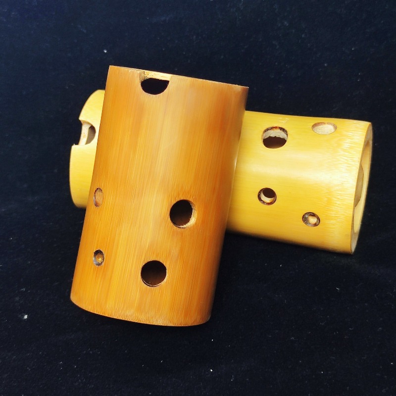 Musical Instrument Xun - Xun Bambu 6 Lubang Buatan Tangan