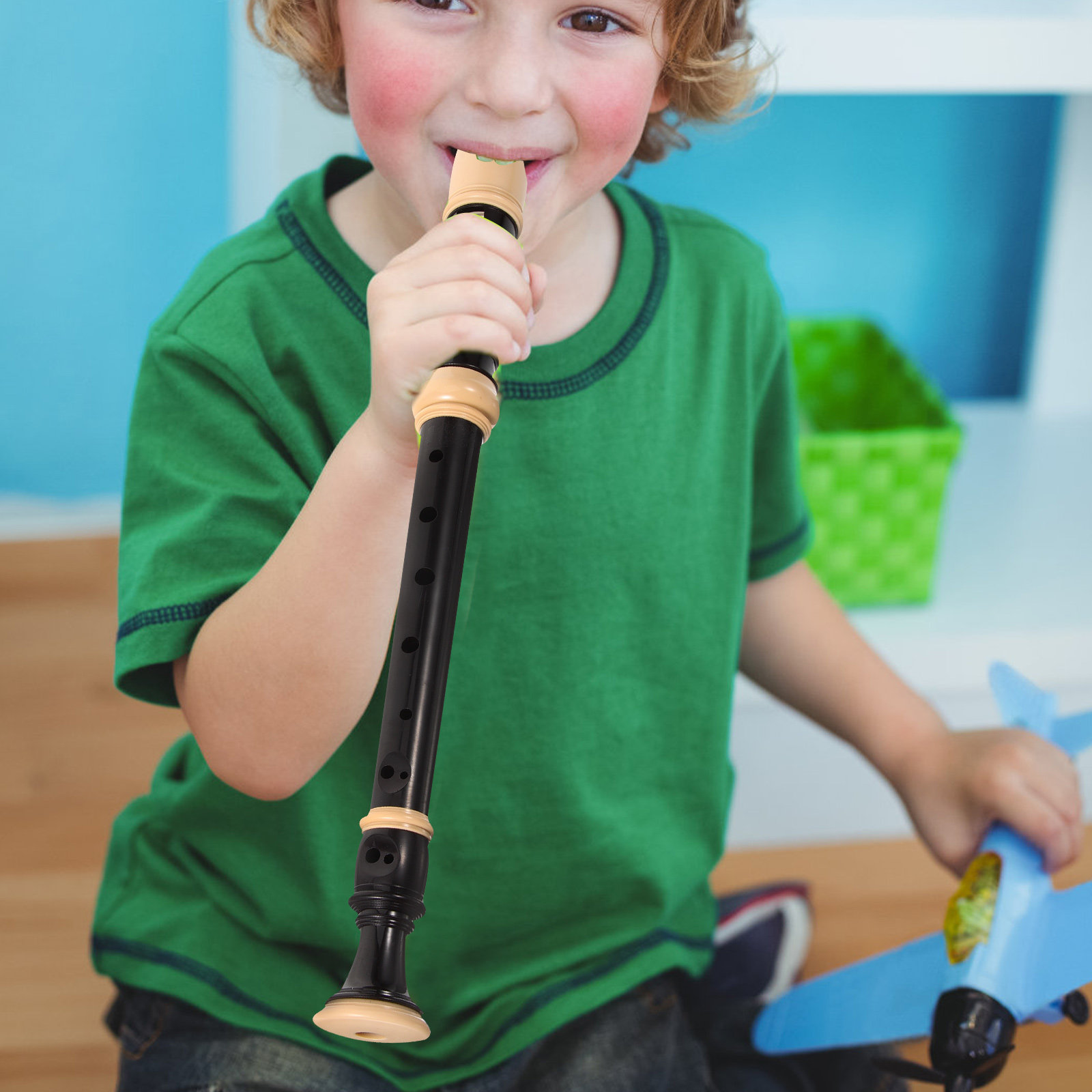 Musical Instrument Recorder - 1Set Alat Musik Resin 8 Lubang