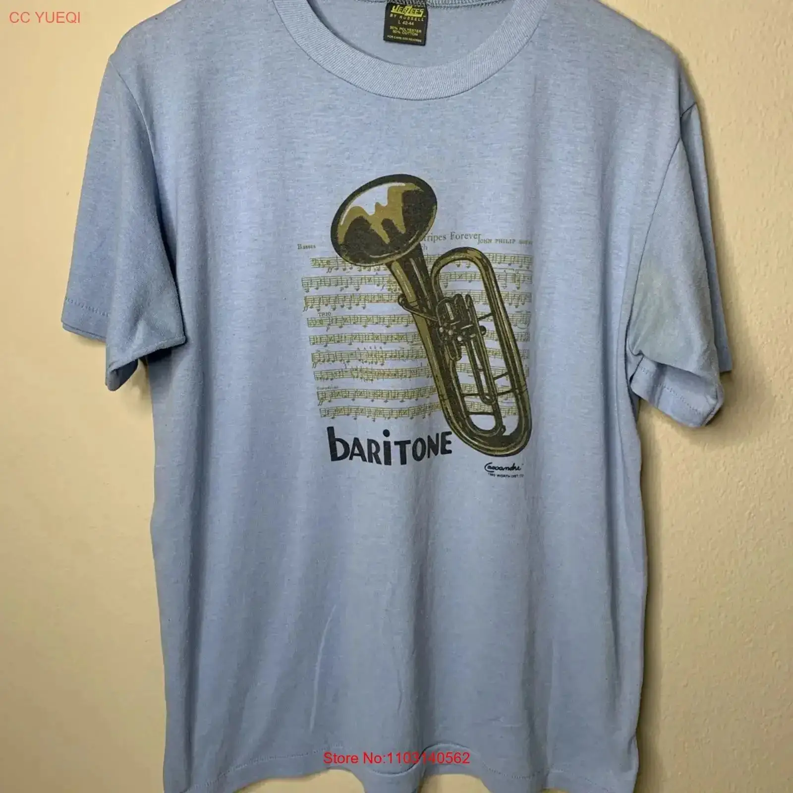 Musical Instrument In Orchestra - Kaos Vintage Baritone InstrumenT Pria Ukuran
