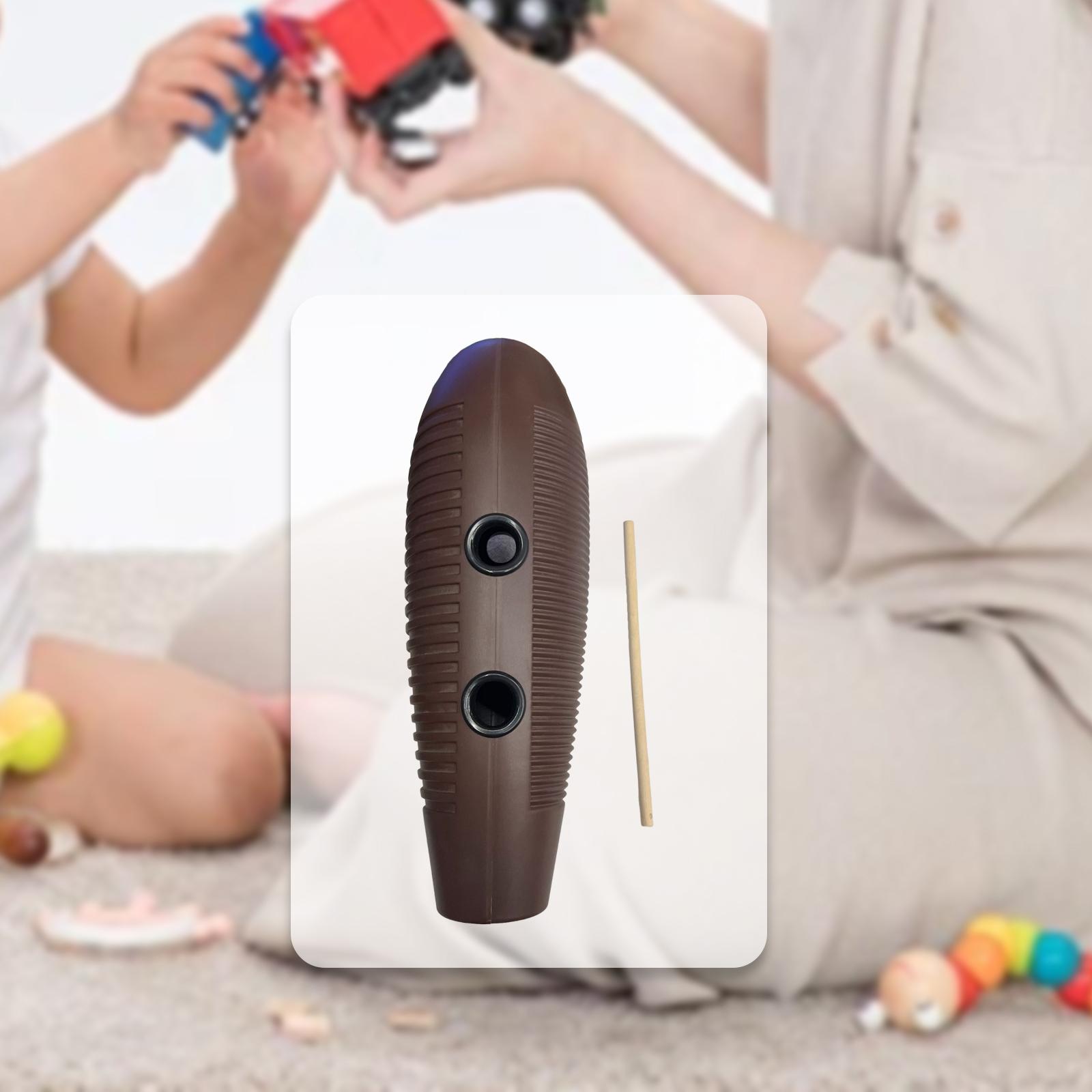 Guiro Scraper Instrument - Instrumen Guiro Portabel untuk Pemula, Pertunjukan