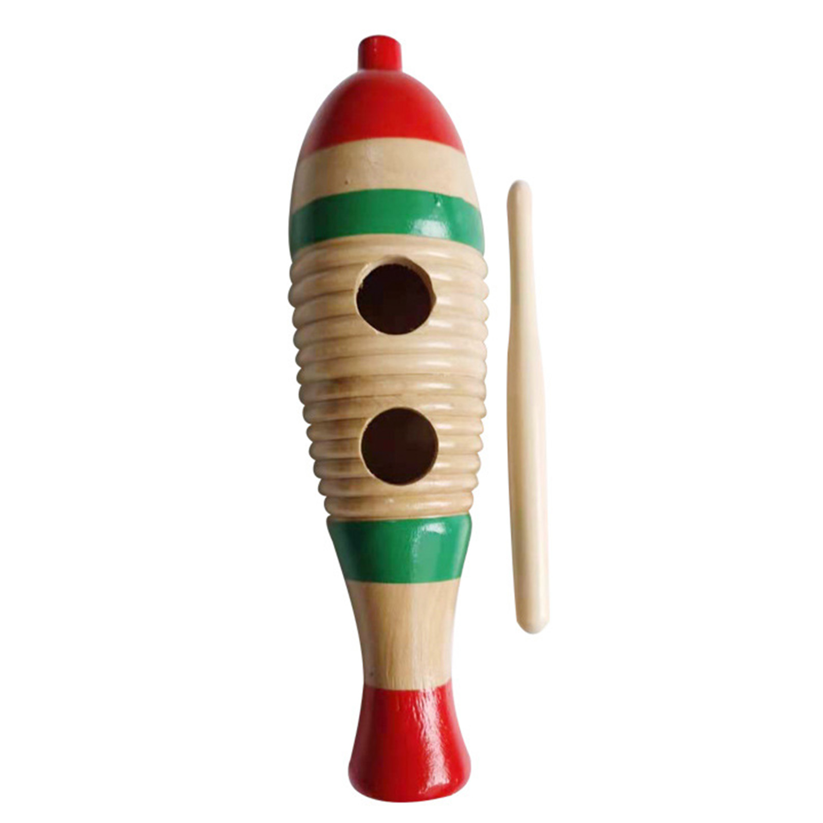 Guiro Scraper Instrument - Alat Musik Perkusi Latin Guiro Kayu