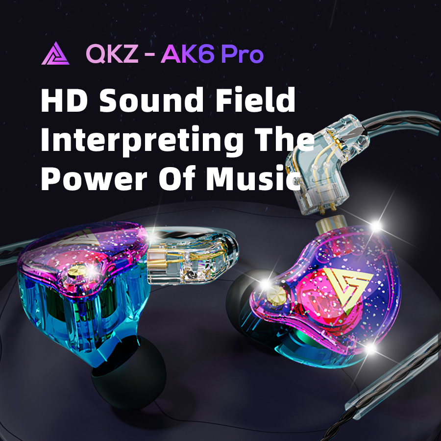 L Musical Instrument - QKZ AK6 PRO Earphone Berkabel Headset