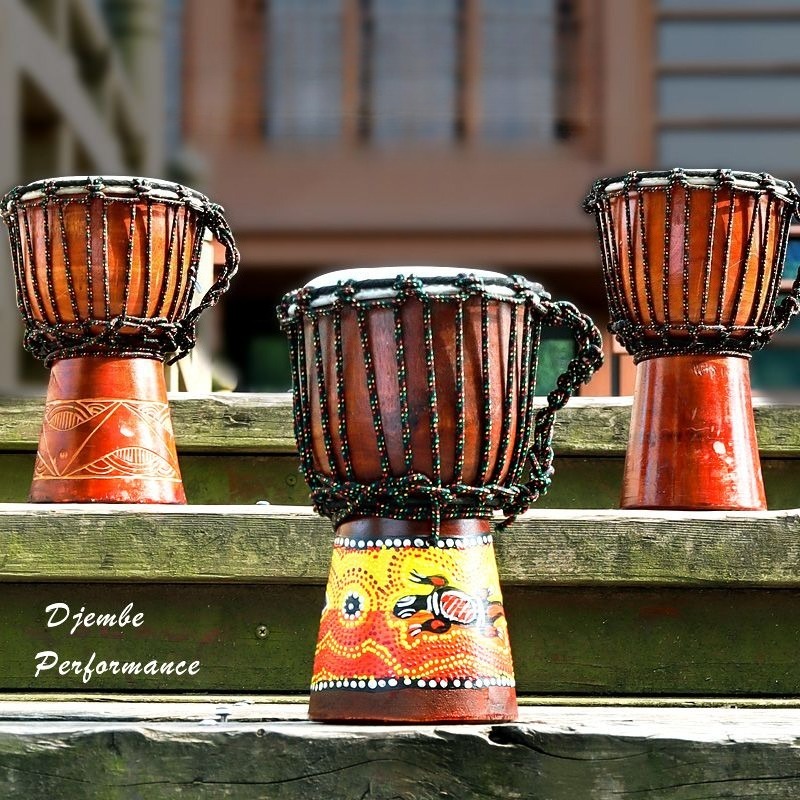 Musical Instrument African - Drum Afrika Kecil untuk Pemula Anak-anak,