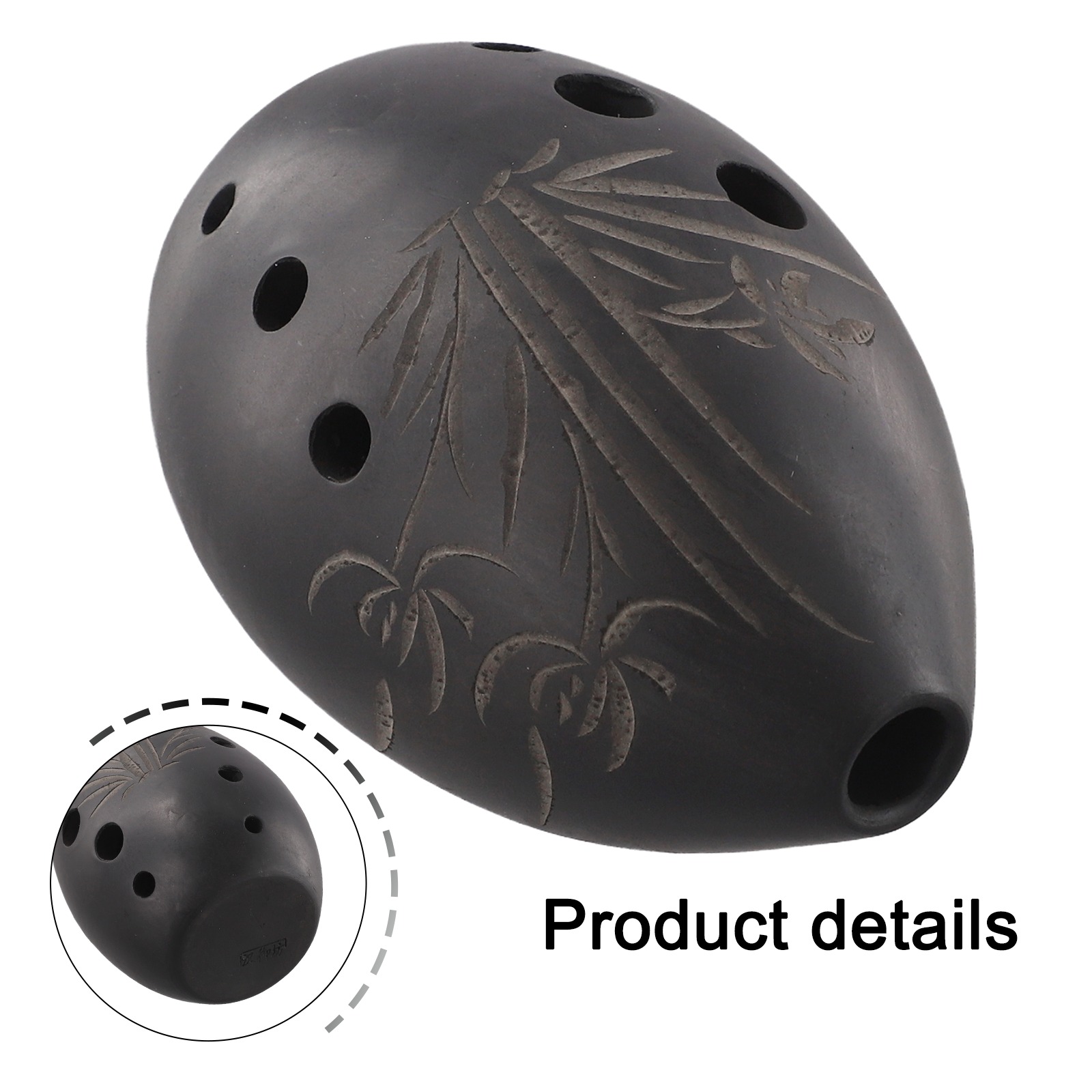 Ocarina Tanah Liat Hitam 8 Lub - Musical Instrument Xun ulasan dan harga