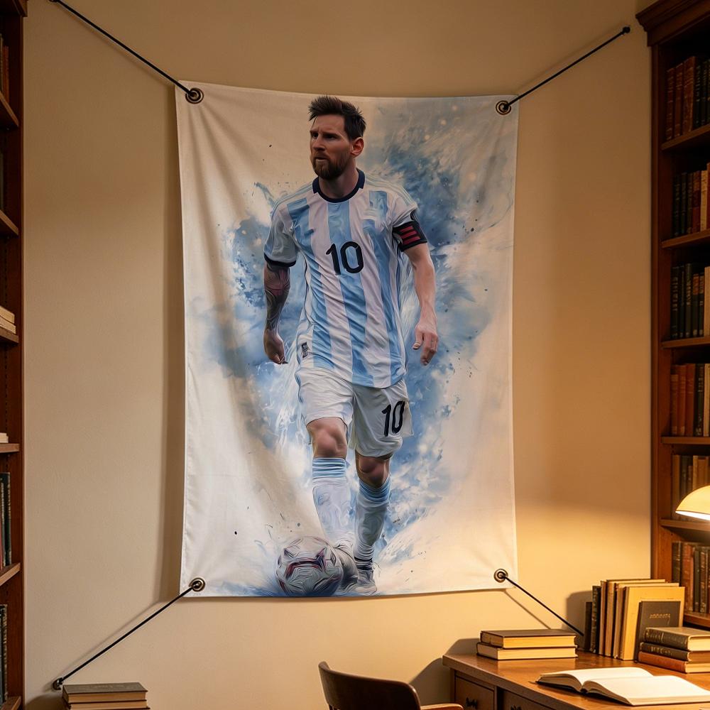 Atlet Lionel Messi Bendera-ben - L Musical Instrument ulasan dan harga