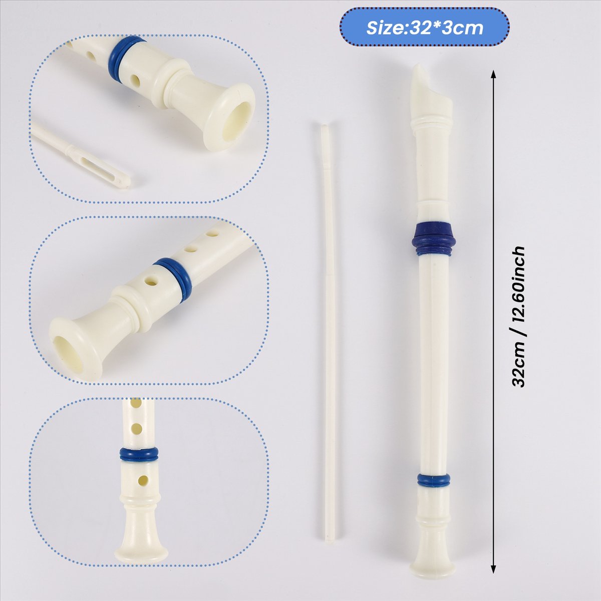 Alat Musik ABST 6 Lubang Sopra - Musical Instrument Recorder ulasan dan harga