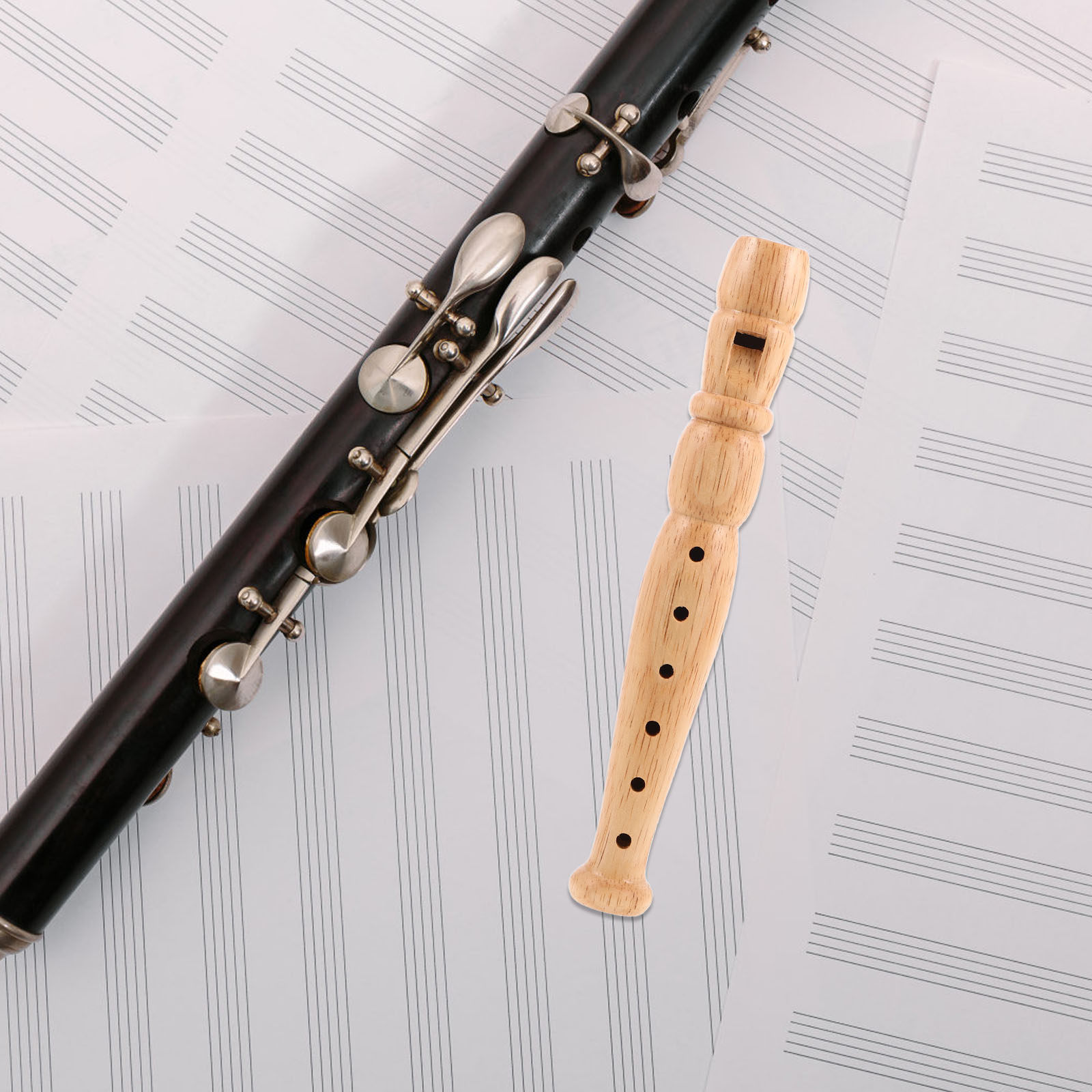 Rekorder Kayu Enam Lubang untu - Musical Instrument Recorder ulasan dan harga