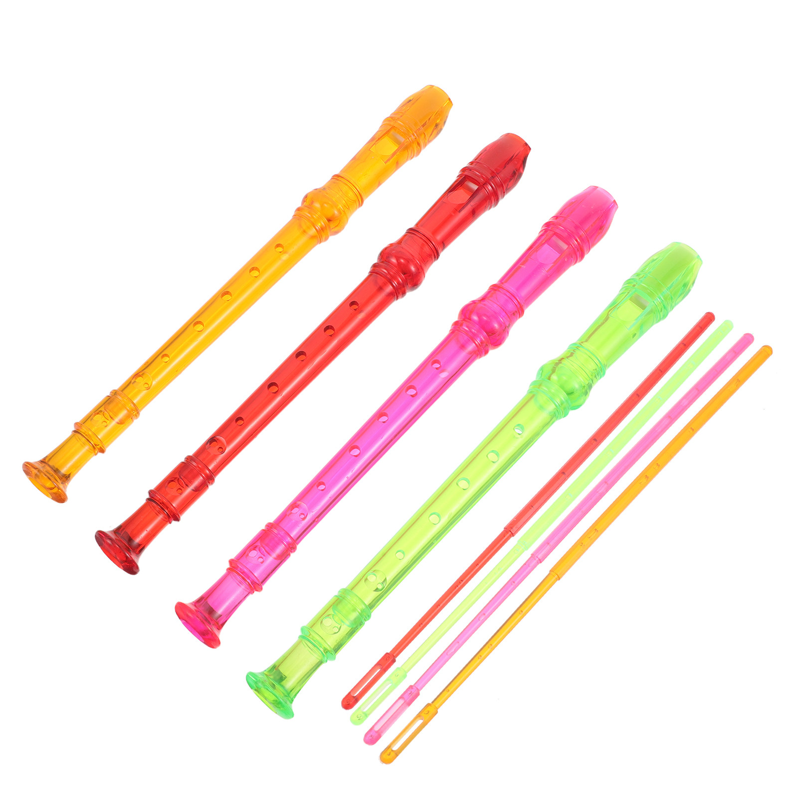 4 Buah Seruling Soprano Transp - Musical Instrument Recorder ulasan dan harga