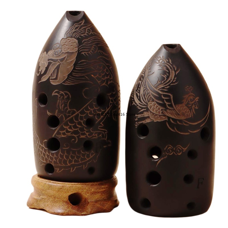 Seruling Musik Ocarina Keramik - Musical Instrument Xun ulasan dan harga