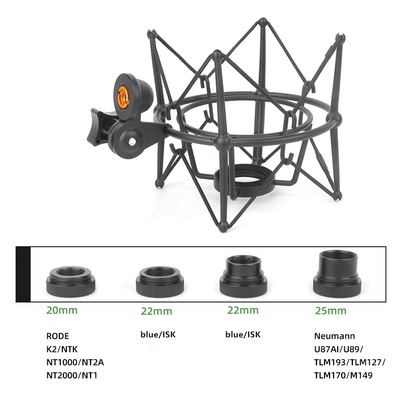 1 Buah Shock Mount untuk Mikro - Musical Instrument Recorder ulasan dan harga