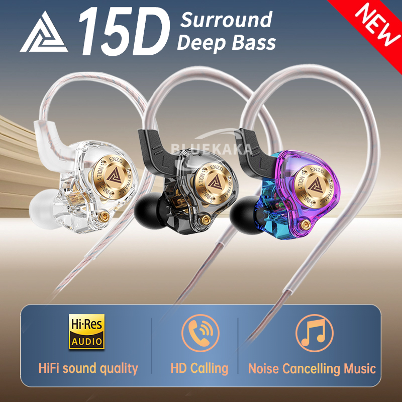 QKZ 15D Earphone Drive Dinamis - L Musical Instrument ulasan dan harga