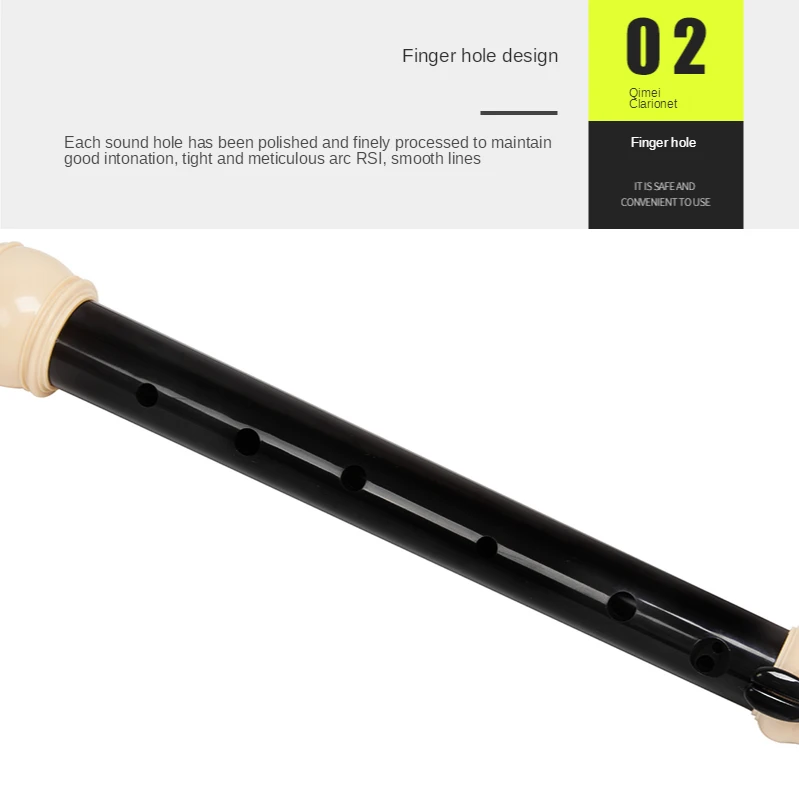 Qimei Baroque Tenor Clarinet 8 - Musical Instrument Recorder ulasan dan harga