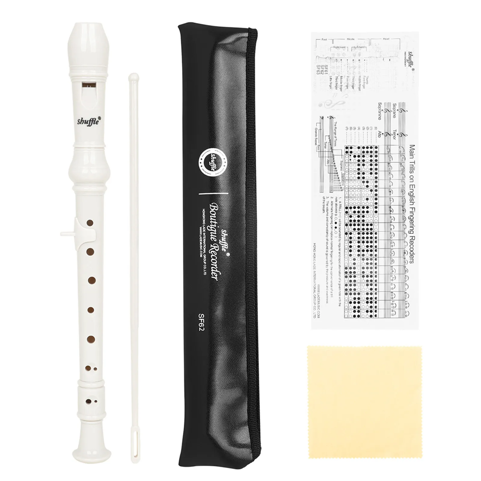 Perekam 8 Lubang Gaya Barok Pe - Musical Instrument Recorder ulasan dan harga